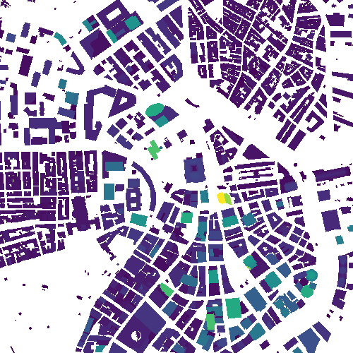 Maximum occupied voxel elevation preview
